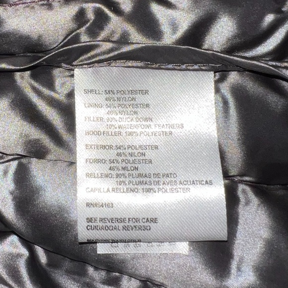 Andrew Marc Lightweight Premium Down Jacket - Purple, Size Medium - Picture 5 of 8